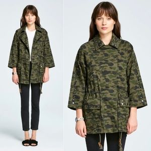 Rebecca Minkoff Monarda Studded Camo Jacket Women's Size XS
